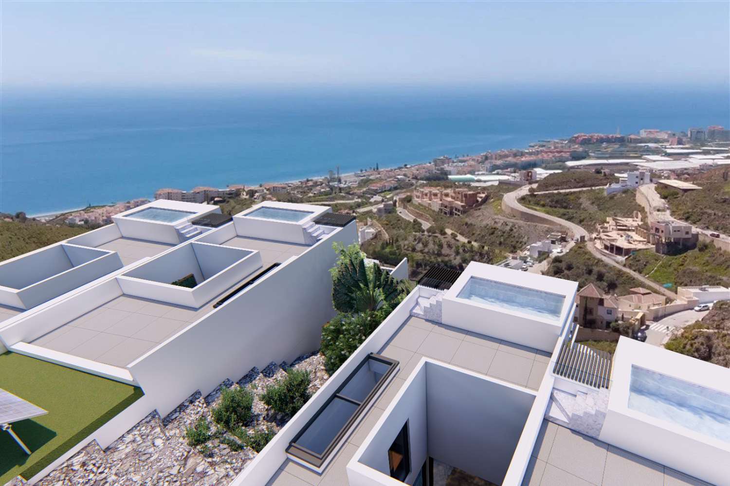 Townhouse with pool on the roof terrace!
