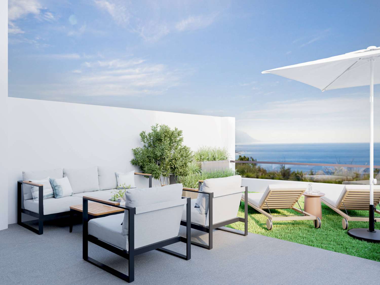 Townhouse with pool on the roof terrace!