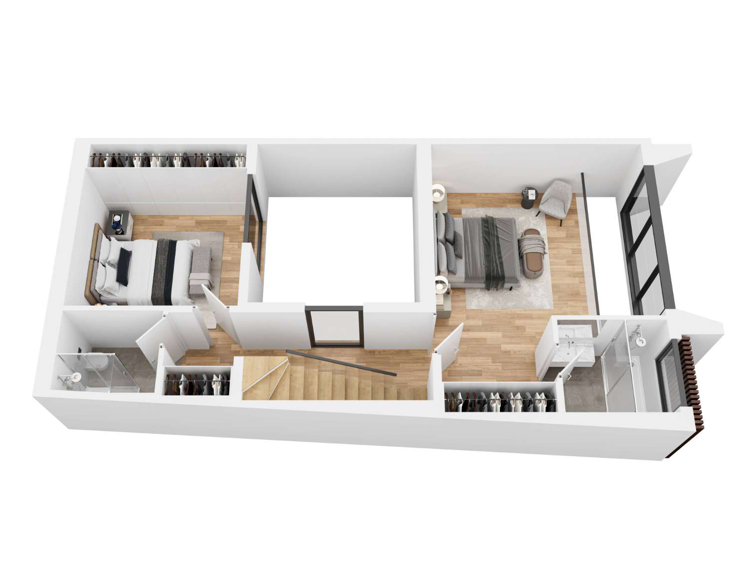 Townhouse with pool on the roof terrace!