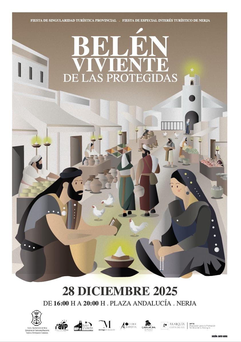 Lebende Krippe von Las Protegidas in Nerja