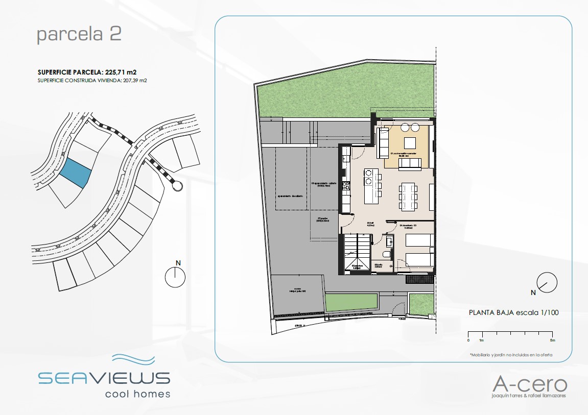 Nouvelle construction avec une vue fantastique sur la mer !