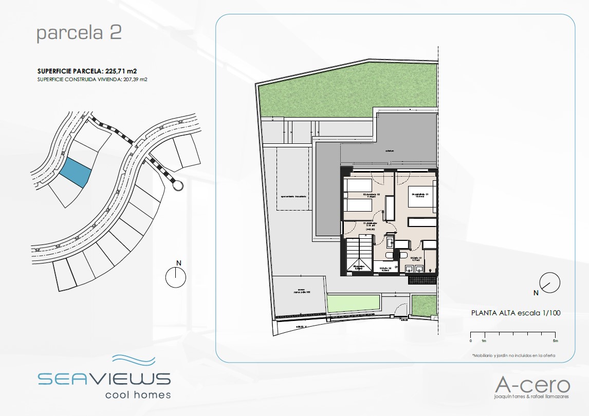 Nouvelle construction avec une vue fantastique sur la mer !