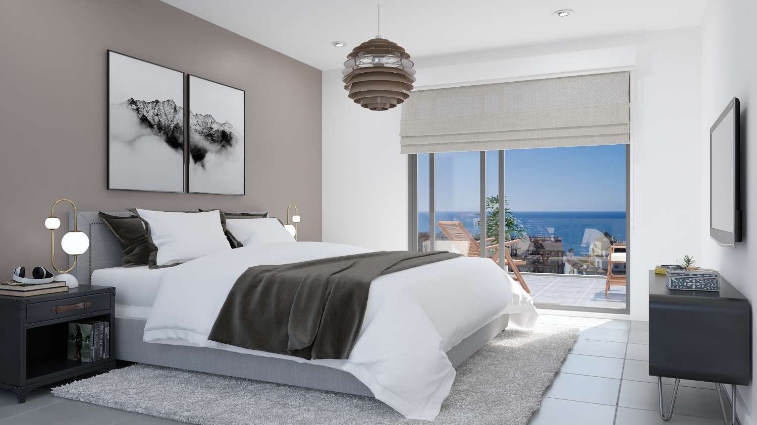 Seaview and only 150 m to the beach!