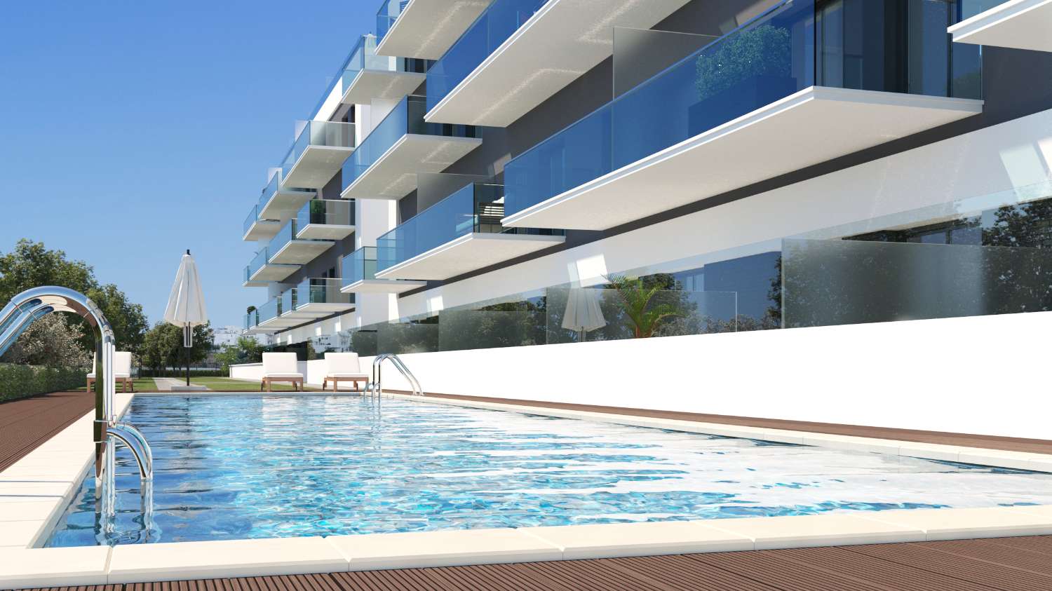 Seaview and only 150 m to the beach!
