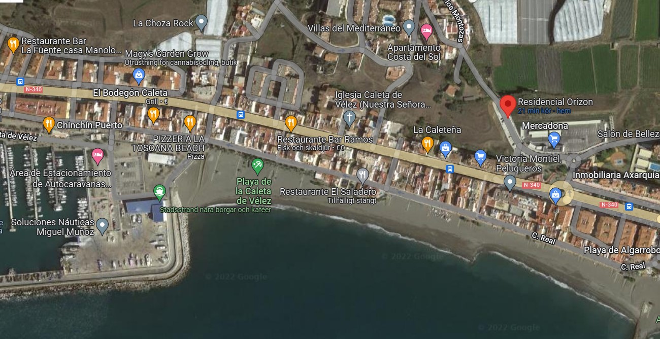 Seaview and only 150 m to the beach!