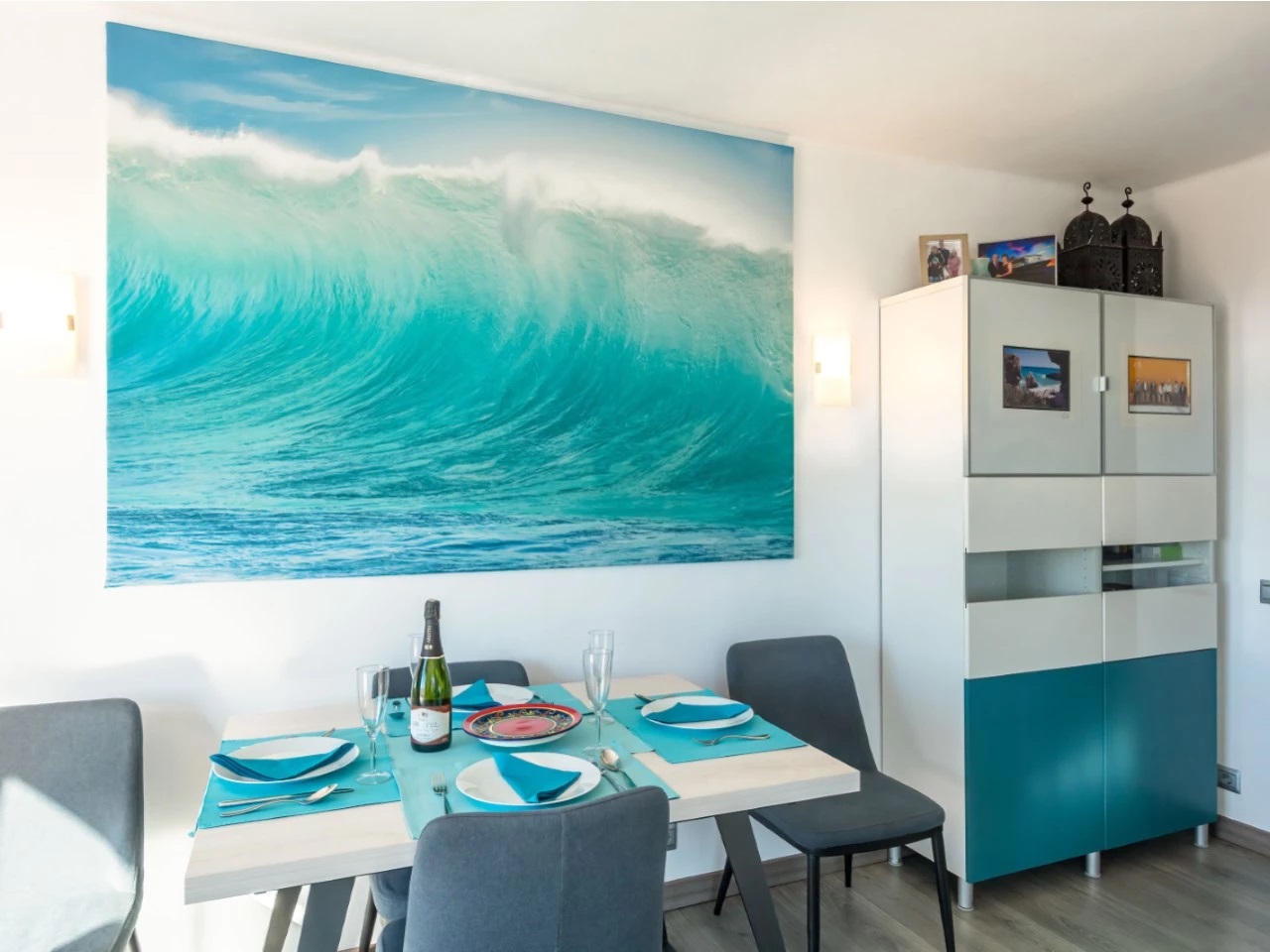¡Vistas al mar y gran terraza orientada al sur!
