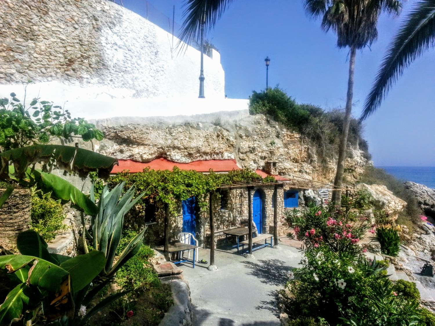 Große Terrasse mit Meerblick!