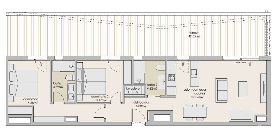 Penthouse de luxe avec grande terrasse !