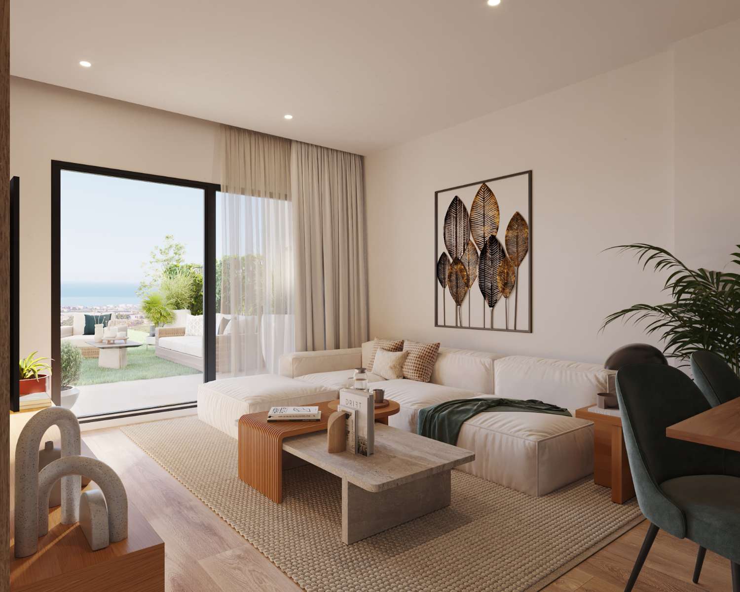 ¡Vive cerca de la naturaleza con vistas al mar!