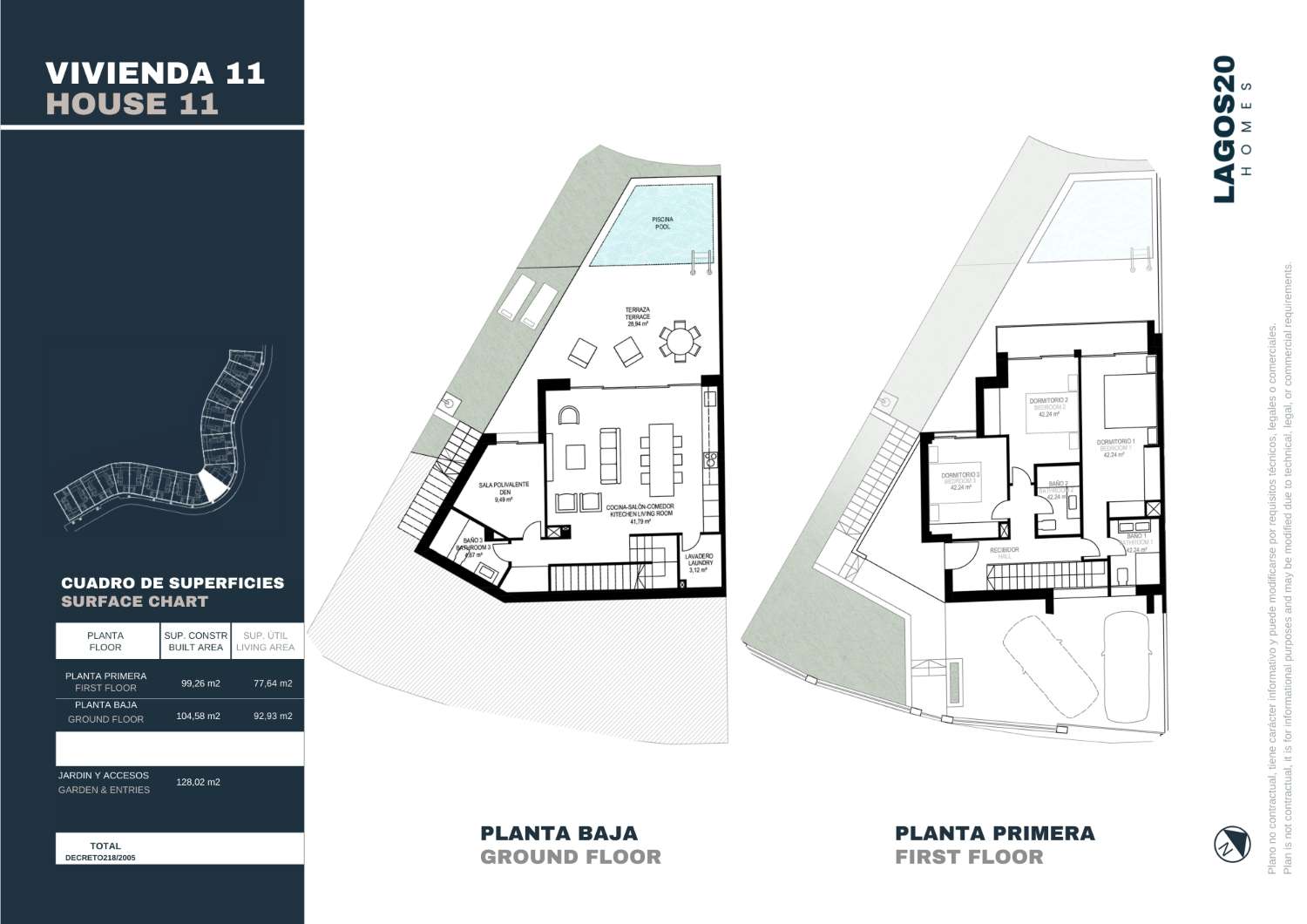 Villas jumelées de luxe avec piscine !