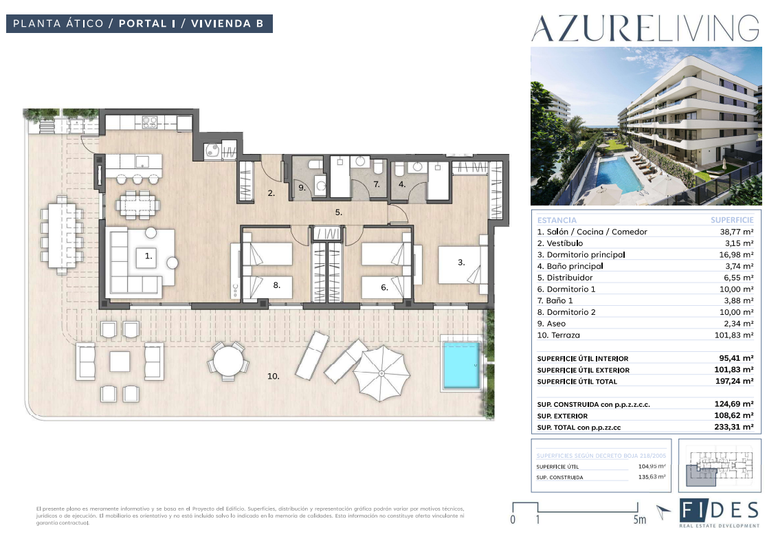 Penthouse with sea view & jacuzzi!